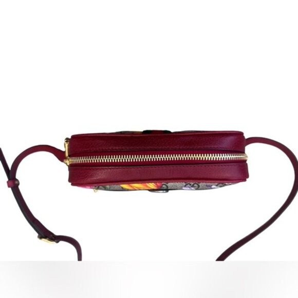 Gucci Flora Ophidia Crossbody Bag Full Set in Red - Picture 4 of 6